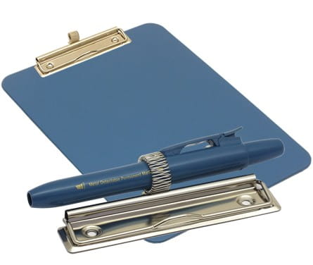 Wykrywalna podkładka z funkcyjnym klipsem