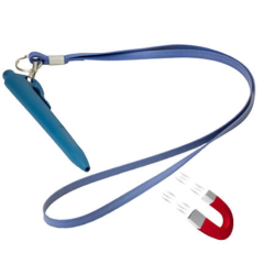 Smycz wykrywalna przez detektor metalu