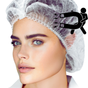 Czepek wykrywalny przez detektor metalu