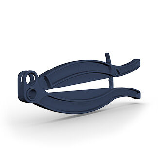 Zamek wykrywalny zaciskowy 15cm